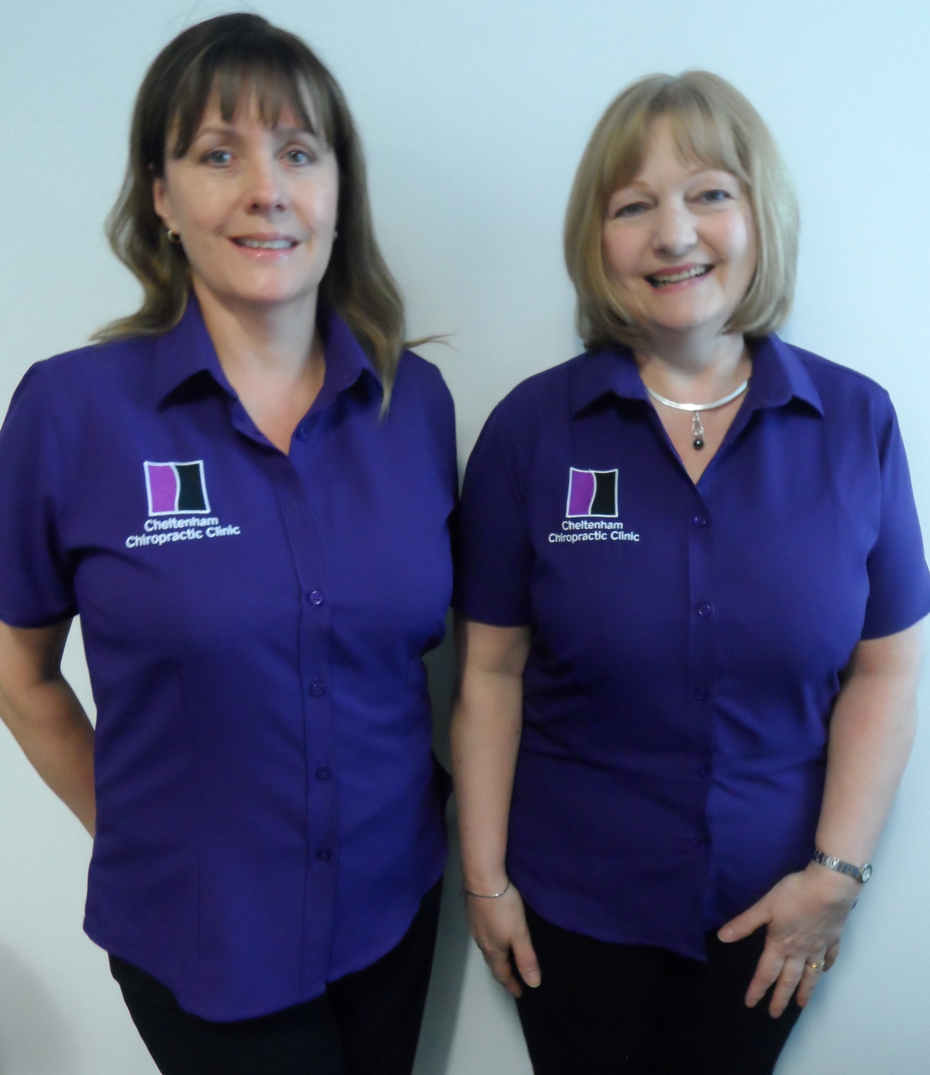 Smart new uniforms for our receptionists! - Cheltenham Chiropractic Clinic