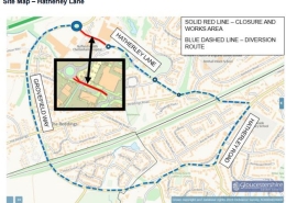 Hatherley Lane Roadworks Feb 2025