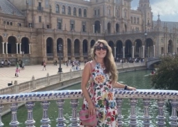 Chiropractor Catherine Owers on Holiday