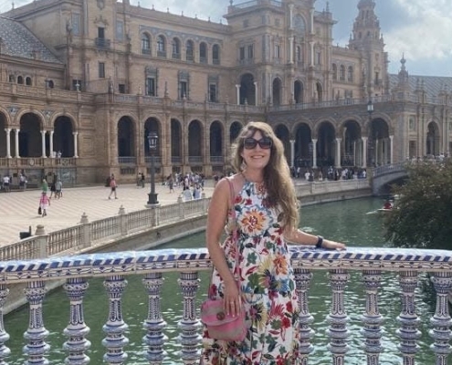 Chiropractor Catherine Owers on Holiday