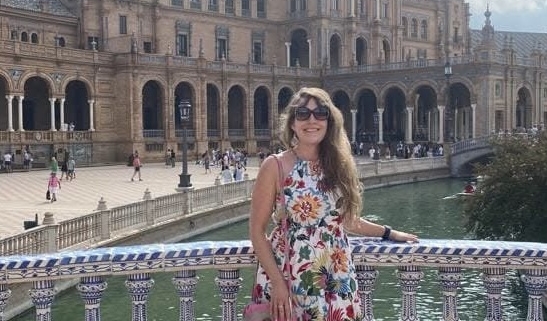 Chiropractor Catherine Owers on Holiday