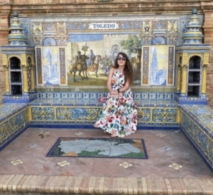 Chiropractor Catherine Owers on Holiday